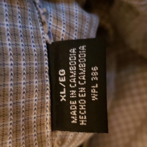 Haggar mens button down shortsleve XL - Picture 7 of 8